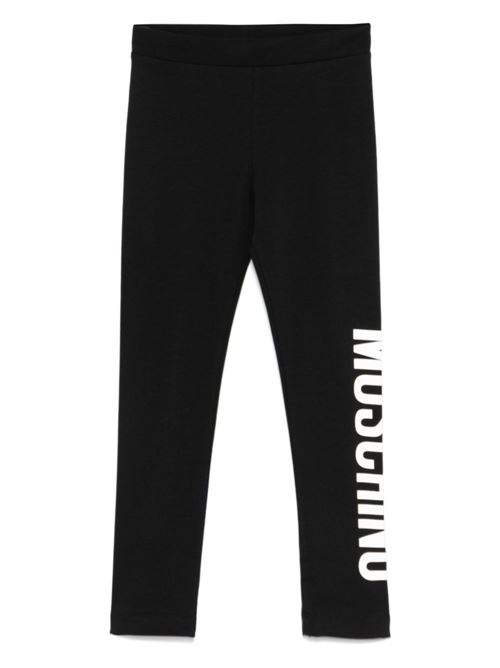 Leggings bambina nero MOSCHINO KID-TEEN | HDP06GLBA0060100